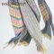 DoiTung Scarf Natural Dyed - Mixed Stripe, Blue 50x200 cm. ผ้าพันคอ ทอมือ สีย้อมธรรมชาติ ดอยตุง