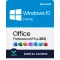 Microsoft Windows 10 Home License + Office 2021 Pro Plus License 32 & 64 bit - 1 PC