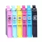 FUSICA พรีเมี่ยมตลับหมึก 6 สี T0851 T0852 T0853 T0854 T0855 T0856 สำหรับ Epson 1390 T60 R330