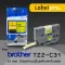 Label Pro label printing tape is equivalent to Brother Tze-C31 TZ2-C31 12 mm.