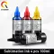 Qsyrainbow 5 Bottle Sublimation Ink Refill Universal 100ml For Epson Inkjet Desk Ecotank Workforce Printer Heat Transfer