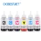 T6731-T6736 673 Ecotank Dye Ink For Epson L800 L801 L810 L1300 L1800 Inkjet Printer Refill Dye Ink Kit For Epson Printer