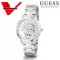 GUESS นาฬิกาข้อมือรุ่น QUATTRO CLEAR GW0300L1 สีเงิน ของแท้รับประกัน CMG 2 ปี สินค้าใหม่ของแท้