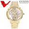 GUESS นาฬิกาข้อมือรุ่น QUATTRO CLEAR GW0300L2 สีทอง ของแท้รับประกัน CMG 2 ปี สินค้าใหม่ของแท้