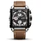 Men, retro watch, fashion, Square, Analog watches, many functions, men's calendar, quartz watch, TH55003