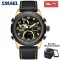 SMAEL 2019 Sports Fashion Watch for Men, Couple Leather Strap Show, Cranokrav Rofg, Watch Watch Men's Watch 1426