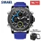 SMAEL MEN FASHION SPORTS WATCH MAN Chronograph Week Display Quartz WATCAS MALE DIL DISPAY NYLON STRAP WRIST WRIST 1325