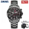 SMAEL MEN Watches Fashion Quartz Wateproof Watch Man Stainless Steel Wristwatches Male Clock 9006