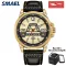 Men's wristwatch SMAEL 9123 2019 Fashion Leather Strap, Casual Watch, Watch, Sports Watch Quartz