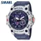 SMAEL 8007 Men's 50M Dual Movement Digital Watches