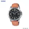 Casio นาฬิกาข้อมือ ผู้ชาย สายหนัง รุ่น MTP-V004L MTP-V004L-1B MTP-V004L-1B2 MTP-V004L-2B MTP-V004L-3B