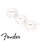 Fender® Electric guitar button 3 electric guitar tone buttons for Strat, 1x volume, 2x tone / stratocaster® knobs, pack of 3 1x volume, 2x tone