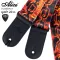 Alice guitar sash Polyester material, 5 cm wide, artificial leather With a rope tied the guitar head Rock fire chain pattern, model A040-D2 + free guitar