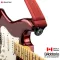 D'Addario® Auto Lock Strap, Blood Red Strap, Automatic Blood Red, 2 inches wide, // Made in Canada