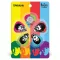 D'Addario® ปิ๊กกีตาร์ ลายศิลปิน The Beatles 1 แพ็ค มี 10 ตัว, หนา 0.5 มม รุ่น 1CWH2-10B6 ** Limited Edition **