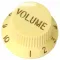 Paramount ปุ่ม Volume กีตาร์ไฟฟ้าทรง Strat รุ่น KPV14IV - สีงาช้าง ปุ่มวอลุ่มกีตาร์, Volume Knob