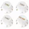 PARAMOUNT TONE button and Volume button, Strat Guitar, model KPTV15WH-S1, Tone Knob, Volume Knob