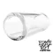 ERNIE BALL®, a 4 mm medium -sized glass guitar ring, P04228 Glass Guitar Slide, Size M
