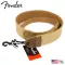 Fender® Strap Deluxe Tweed Electric guitar strap / Guitar strap / Stocky guitar strap, 2 inches wide, genuine leather, fender logo