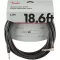 Fender® 5.5 meters of the Genuine Jack Star/Genuine PRO Series 5.5M/18.6FT Instrument Cable/Straight -ngled, Guitar Cable, Jack Star