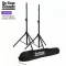 On Stage® SSP7900 Speaker stand, Speaker stand, double-adjustable pack, 114-190 cm + free envelope, all-aluminum