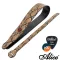 Alice, guitar sash Electric guitar sash 7 cm width of artificial leather material, Snake scales, model A040-P2 + free, free guitar, ** with a guitar storage channel at the logo **