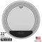 Remo® Powersonic PW-1122-00 Base drum leather / Drum movie 22 inches, 2-layer oil, with a ring, lining the inside and outside ** Made in USA **