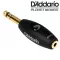 D'Addario® หัวแปลงแจ็คเล็กเป็นแจ็คใหญ่ แบบสเตอริโอ หัวชุบทอง อย่างดี รุ่น PW-P047E 1/4 Inch Male Stereo to 1/8 Inch Female Stereo Adaptor
