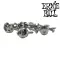 ERNIE Ball®, Nickel plated strap / 12 guitar pins, model P04237 Strap Buttons