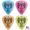 ERNIE BALL® Everlast, 4 guitar, mixed with light, light blue, 0.48 mm/pink 0.60 mm/orange 0.73 mm/green 0.88 mm ** Made in USA **