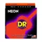 DR Strings NEON, airy guitar, number 12 glow in the dark, coated cable, Medium, 12-54 ** Made in USA **