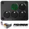 Fishman® INK300 INK3 ปิ๊กอัพกีตาร์โปร่ง แบบติดตั้งด้านข้าง มีช่องเสียบแจ็ค 1/4 และช่องแจ็ค XLR รุ่น INK-300 Presys Onboard Preamp Pickup System