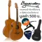 Baracuda GS1EQ, 36 -inch acoustic guitar, GS Mini shape, Mahogany wood, All Mahogany ** with built -in straps ** + free