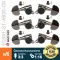 GotoH® SG381 Stardard AB20-L3R3-LOC. Guitar knob, airy, black guitar, curved head cover, Zinc Cosmo Black-TUNING MACHIN.