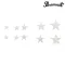 Paramount® DK19 Inley Guitar Guitar Star / 1 Pack has 10 pieces. Star Position Guitar Inlay Markers / Pack of 10 PCS