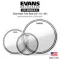 Evans ™ ETP-EC2SCLR-R Tom 10 "/12"/16 "2 -layer oil, 7+7 mm thick oil with Sound SHAPING technology ** Made in USA