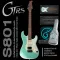 GTRS® S801 Electric guitar 22 Frete genius connecting the app to change the guitar sound + free GTRS GWF4 Wireless FootSwitch.