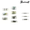 Paramount® DK23 อินเลย์กีตาร์ มุกคอกีตาร์ แบบหอยมุก / 1 แพ็คมี 10 ชิ้น Abalone Position Guitar Inlay Markers / Pack of