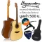 Baracuda D-300EQ กีตาร์โปร่งไฟฟ้า 41 นิ้ว ไม้แอนเกิ้ลแมนสปรูซ /ไม้มะฮอกกานี ลูกบิดนิกเกิลสีเงิน + พร้อมของแถม