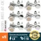 Gotoh® SG381 Locking Tuner MG-T 07-L3R3-CK ลูกบิดกีตาร์ ลูกบิดกีตาร์ไฟฟ้า สีเงิน แบบล็อค หัวกลม Zinc Cosmo Black - Lef
