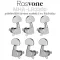 RASVONE MHA-LR3300 Machine Heads, airy guitar knob, 2-way guitar knob, 3L+3R made from good metal materials, both guitar.