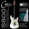 GTRS® S800 Electric guitar 22 Frete Genius connecting the app to change the guitar sound + free GTRS GWF4 Wireless FootSwitch.