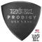 Ernie Ball® Prodigy Large Shield 2.0 มม. ปิ๊กกีตาร์ไฟฟ้า หนาทนพิเศษ วัสดุ Delrin® สีดำ ** Made in USA ** Model P09332