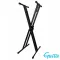 GUITTO, a keyboard stand X-legged pair of good materials, model GKS-01, can be adjusted to 7 levels Double Brace Keyboard Stand.