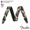 Fender® Camo Strap Woodland Guitar Shoulder Strap For airy/electricity/bass, 2 inches wide, canvas fabric The end of the genuine leather strap has a fende logo.