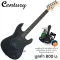 CENTURY DARK SERIES Electric Guitar Strat 22 Frete Hardware Black + Free Rocking & Bag & Tuner & Slender Set