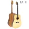 Taiki T-D220 กีตาร์โปร่ง 41 นิ้ว ทรง Dreadnought  ไม้ท็อปโซลิดแอนเกิ้ลแมนสปรูซ /ไม้แลนซ์วู้ด ลูกบิดนิเกิลสีทอง ** กีตาร์