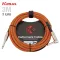 Kirlin IWCC-202PN 3M สายแจ็คกีตาร์ สายแจ็ค 3 เมตร แบบถัก หัวงอ /หัวตรง ป้องกันสัญญาณรบกวน Guitar Instrument Cable 3m