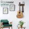 RASVONE GHW300, guitar hanging, wooden material and hooks & storage tray, Wooden Guitar Hanger with Rack & Hooks