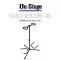 On Stage® GS7253B-B Duo Flip -it® Guitar Stand, 2 hanging guitar stands with automatic guitar locks when placing guitar